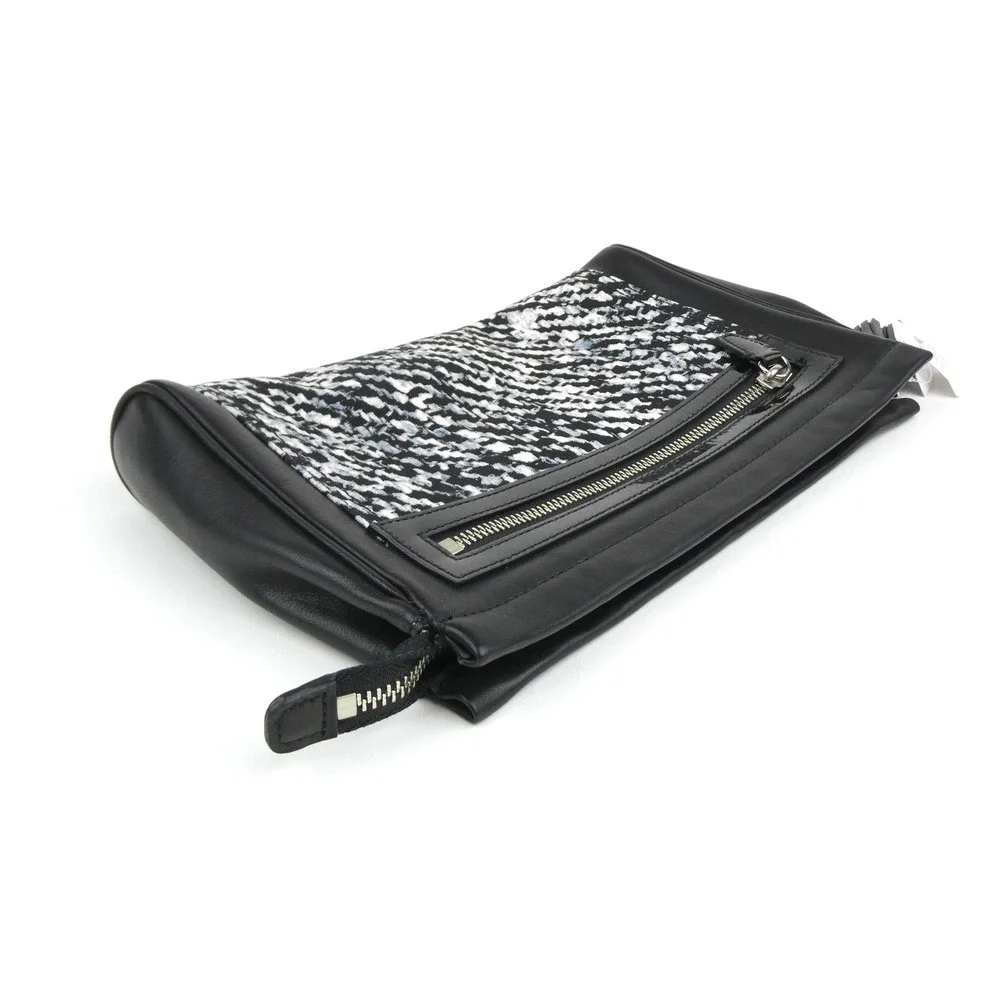 Coach Leg Ivory Multi Dongl Print Large‎ Clutch NWT 50031